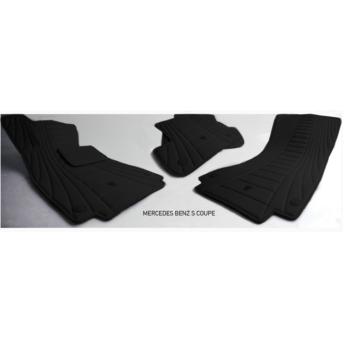 Mercedes S Coupe S65 S63 S550 S500 AMG Eco Leather Floor Mats 2015 2016